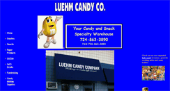 Desktop Screenshot of luehmcandy.com